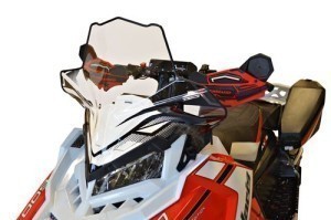 11630 - Polaris Axys Chassis, Mid, (18.5") Clear w/black graphics