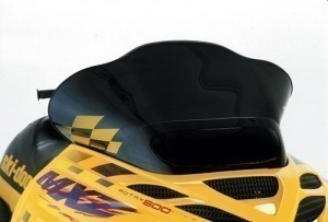 13225 - Ski-Doo ZX, Low (13.25"), Black with yellow checks