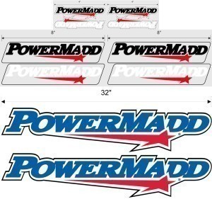 DISCONTINUED - 89018 - PowerMadd Large decal kit