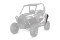 62005 - Polaris RZR XP Fender Flare Extensions - Rear ONLY